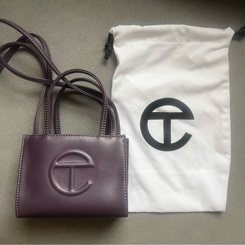 Telfar Eggplant Mini Bag